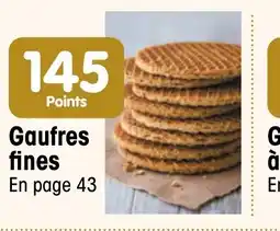 Croque Gel Gaufres fines offre
