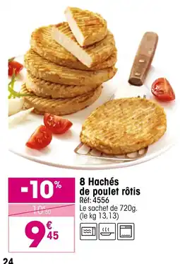 Croque Gel 8 Hachés de poulet rôtis offre