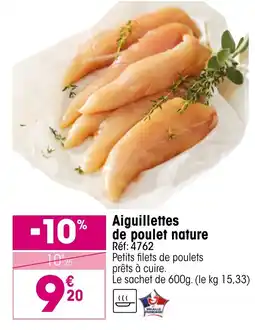 Croque Gel Aiguillettes de poulet nature offre
