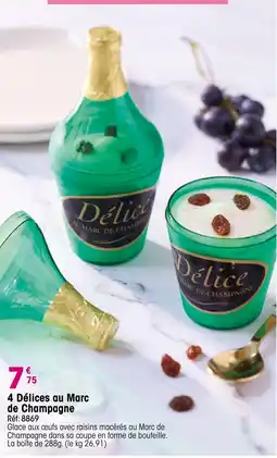 Croque Gel Délice au Marc de Champagne offre