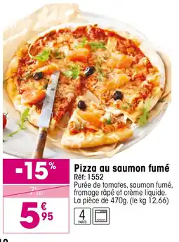 Croque Gel Pizza au saumon fumé offre