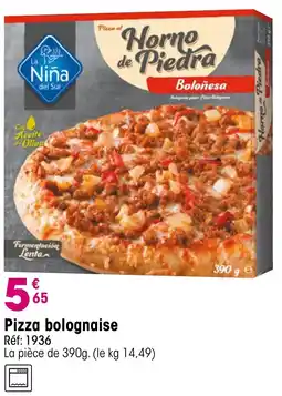 Croque Gel La Niña del Sur Pizza al Horno de Piedra Boloñesa offre