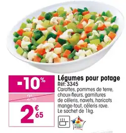 Croque Gel Légumes pour potage offre