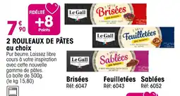 Croque Gel Le Gall Pâtes offre
