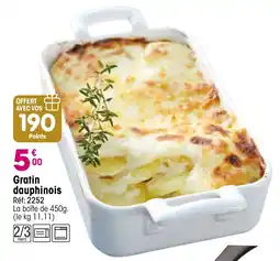 Croque Gel Gratin dauphinois offre