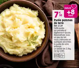 Croque Gel Purée pommes de terre offre