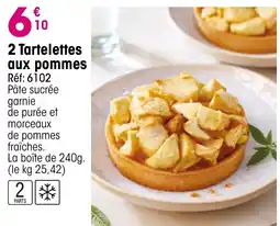 Croque Gel 2 Tartelettes aux pommes offre