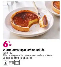 Croque Gel Tartelettes façon crème brûlée offre