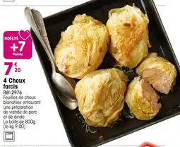 Croque Gel 4 Choux farcis offre