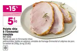 Croque Gel Palette rôtie à l'Emmental tranchée offre