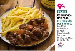 Croque Gel LES CUISINÉS DES SOURCES Carbonnade flamande offre