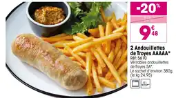 Croque Gel Andouillettes de Troyes AAAA* offre