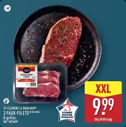 ALDI ST-CLÉMENT LE BOUCHER 3 FAUX-FILETS offre
