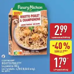 ALDI Fleury Michon Risotto Poulet offre