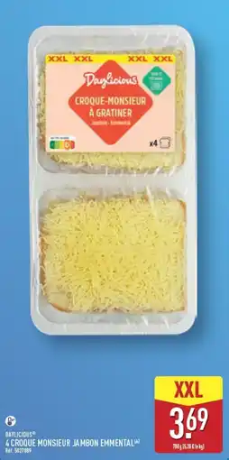 ALDI Daylicious CROQUE-MONSIEUR À GRATINER offre