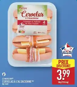 ALDI LE MARSIGNY CERVELAS À L'ALSACIENNE offre