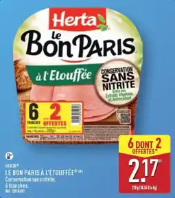 ALDI Herta Le Bon Paris à l'Etouffée offre