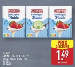 ALDI MILSANI CRÈME LÉGÈRE FLUIDE offre