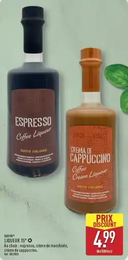 ALDI RAVINI Liqueur offre