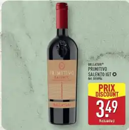 ALDI BALLATURI PRIMITIVO SALENTO IGT offre