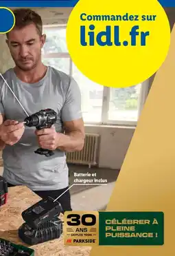 Lidl PARKSIDE perceuse sans fil offre