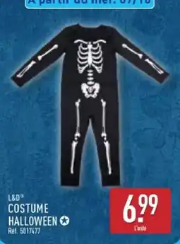 ALDI L&D COSTUME HALLOWEEN offre