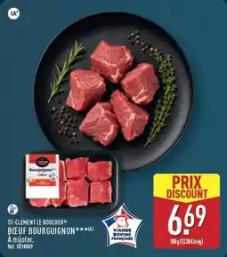 ALDI ST-CLÉMENT LE BOUCHER BŒUF BOURGUIGNON offre