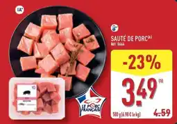 ALDI Le Porc Français Sauté de Porc offre