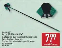 ALDI GARDENLINE BALAI TÉLESCOPIQUE offre