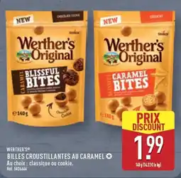 ALDI Werther's Original BILLES CROUSTILLANTES AU CARAMEL offre
