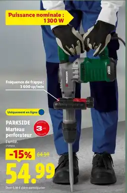 Lidl PARKSIDE Marteau perforateur offre