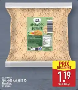 ALDI BACK FAMILY Amandes hachées offre