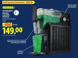 Lidl SILVERCREST Machine à granités Premium offre