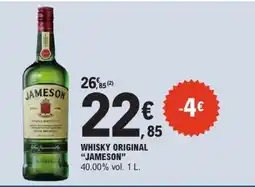 E.Leclerc Express JAMESON WHISKY ORIGINAL offre