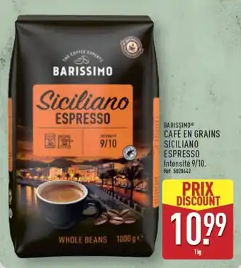 BARISSIMO Café en grains Siciliano Espresso
