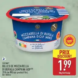 ALDI CUCINA MOZZARELLA DI BUFALA offre