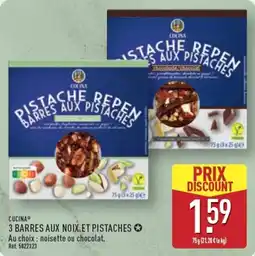 ALDI CUCINA Pistache Repen offre