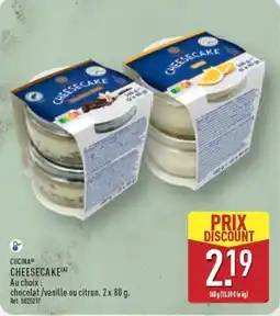 ALDI CUCINA CHEESECAKE offre