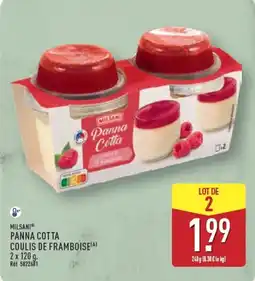 ALDI MILSANI Panna Cotta offre