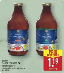 ALDI CUCINA Sauce tomates offre