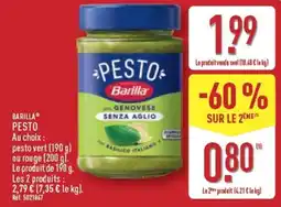 ALDI Barilla Pesto offre