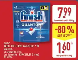 ALDI Finish Tablettes lave-vaisselle Quantum offre
