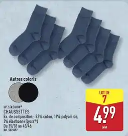 ALDI UP 2 FASHION CHAUSSETTES offre