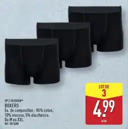 ALDI UP 2 FASHION BOXERS offre