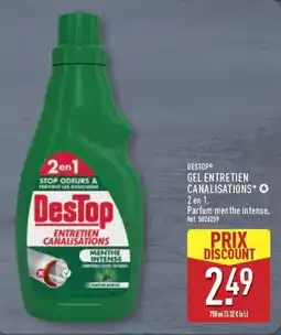 ALDI Destop Gel entretien canalisations offre