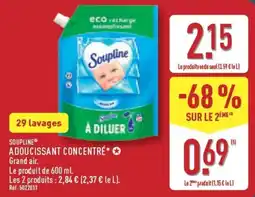 ALDI Soupline Adoucissant concentré offre