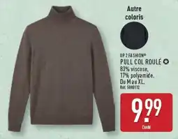 ALDI UP 2 FASHION PULL COL ROULÉ offre