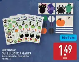 ALDI HOME CREATION SET DE LOISIRS CRÉATIFS offre