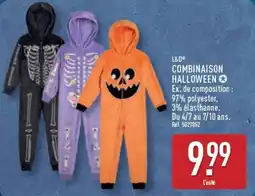 ALDI L&D COMBINAISON HALLOWEEN offre