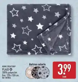 ALDI HOME CREATION PLAID offre